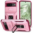 thumbnail image 1 of Funda para GANGXUN Google Pixel 8 - Soporte metálico, Función magnética, Rosa, 1 of 5