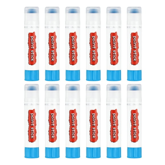 Unique Bargains Oil Pastels for Artists,12pcs Pastel Crayons Solid Paint Sticks Art Supplies Sky Blue(16x80mm)