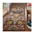 thumbnail image 5 of SAFAVIEH Blossom Lennon Floral Wool Runner Rug, Red/Multi, 2'3" x 20', 5 of 5