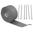 thumbnail image 2 of Exhaust Pipe Tape, Durable Exhaust Heat Wrap Improve Performance Lightweight And Strong  For Home Black, 2 of 8