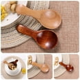 thumbnail image 4 of LNGOOR Small Wooden Salt Spoon, 20 Pack 3" Mini Wood Spice Spoon with Short Handle, Perfect for Jam, Spices, Sugar, Coffee, Tea, Ice Cream, Milk Powder, 4 of 7