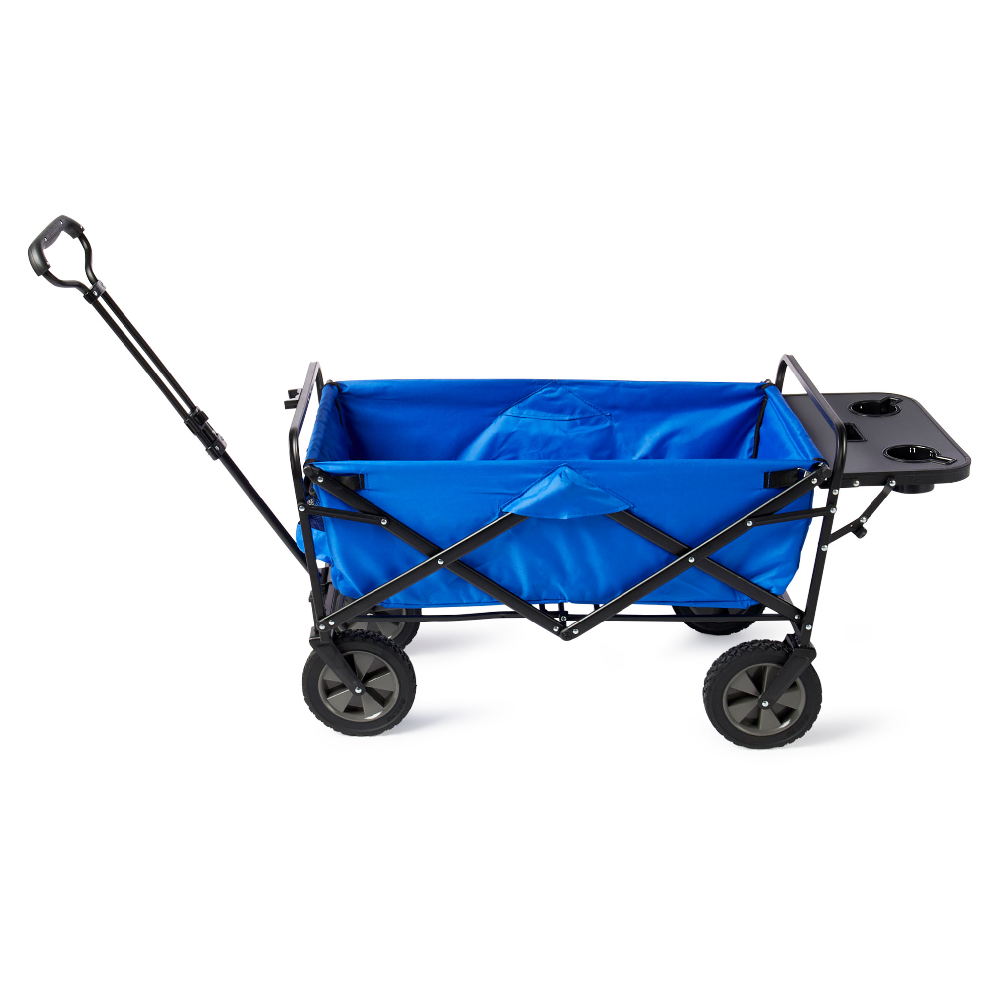 Mac Sports Collapsible Folding Outdoor Garden Utility Wagon Cart with Table 