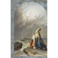 thumbnail image 3 of Johann Peter Krafft 13x18 Black Modern Framed Museum Art Print Titled - There Heilige Spyridon (1830-1840), 3 of 5