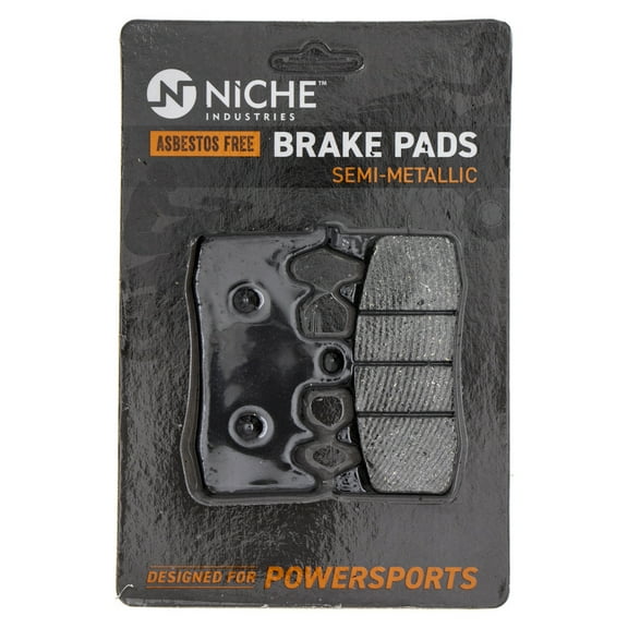 Niche Front Brake Pad Set for BMW R1200GS Semi-Metallic Motorcycle 519-KPA2446D