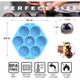 thumbnail image 2 of Moldes para hornear MACHAO para hacer bombas de chocolate caliente azul paquete de 2, 2 of 5