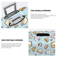 thumbnail image 5 of Balery Luggage Cover Rabbit Burger Coffee Print Suitcase Covers for Luggage Elastic Washable Suitcase Protector Fits 18-32 Inch Luggage-, 5 of 9
