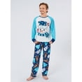 thumbnail image 4 of AIGUR Family Matching Christmas Pajama Set Christmas Pajamas for Family, Long Sleeve Snowman Print Tops + Pants Set Sleepwear Loungewear, 4 of 10
