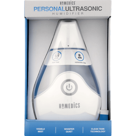 HoMedics Personal, Portable Ultrasonic Cool Mist Humidifier, UHE-CM15
