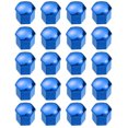 thumbnail image 1 of Unique Bargains 20 Pcs Capuchons d'Écrous de Roue Capuchons de Boulon de Roue 19 mm Capuchons de Vis de Moyeu de Roue Universel avec Pince Noire Bleu, 1 of 7