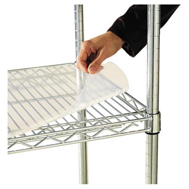 Shelf Liners For Wire Shelving 36w x 24d Clear Plastic 4 Pack