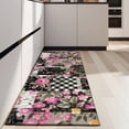 thumbnail image 4 of Pioneer Flower Floral Print Pattern Kitchen Rug Mat,Kitchen Runner Rugs Non Skid Washable,Decorative Kitchen Floor Mats for Kitchen,Sink,Laundry,17"X47", 4 of 5