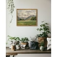thumbnail image 4 of Drsoum Landscape Large Vintage Canvas Wall Art Classical Prairie 11x14in Mountain Room Decor for Kitchen Bedroom Living Room - Natural Framed, 4 of 7