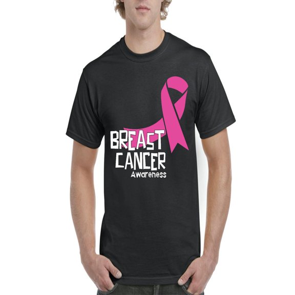 NIB - Men's T-Shirt Short Sleeve - Breast Cancer
