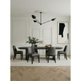 thumbnail image 2 of Manhattan Comfort Gansevoort 19.5" Faux Leather Dining Chair - Pebble (Set of 2), 2 of 11