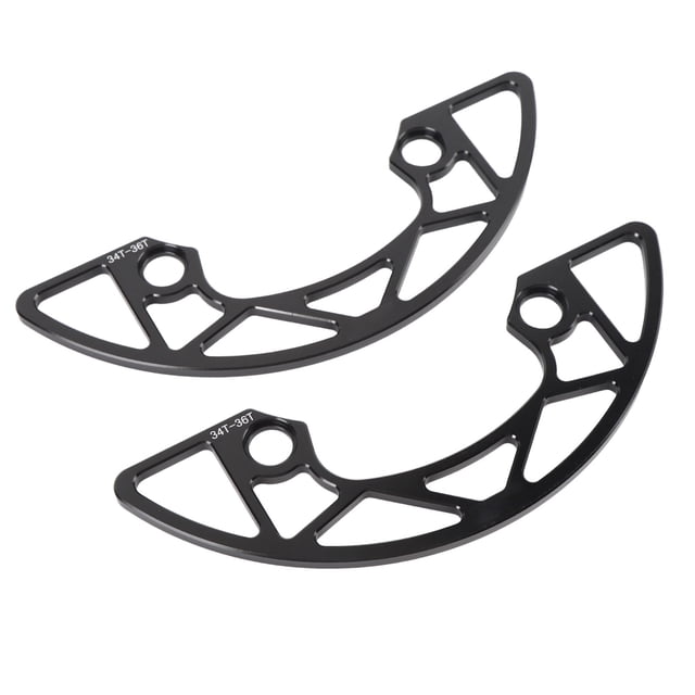 104 BCD Chainring Guard Premium Aluminum Alloy Mountain Cycle Chainring Protector Cover for 34 36T Narrow Wide Single Chainring Lightweight Design