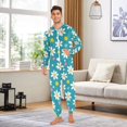 thumbnail image 6 of FORMRS Onesies Pajama for Adults Unisex Hoodie Winter Jumpsuit One Piece Sleepwear, Sizes S-2XL, Small Daisy, 6 of 7