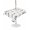 White, variant on Outdoor Tablecloth with Umbrella Hole for Patio/Picnic/Party/Camping, Cute Birds Waterproof Table Cloth Rectangle Table Cover Washable, Funny Snowflake Wire Sparrow (60"x 102")