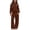Brown, variant on dazeni Teen Girls 2 Piece Outfits Sweatsuit Fleece Lined Hooded Sweatshirt and Wide Leg Sweatpants Fall Winter Jogger Sets with Pockets Athletic Tracksuits Mint Green 9-10 Years
