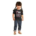 thumbnail image 3 of No Hair Don't Care Bald Adorable Bow Youth T Shirt Tee Girls Infant Toddler Brisco Brands 12M, 3 of 5