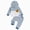 H554-Blue, variant on TOWED22 Infant Toddler Baby Boy Fall Winter Clothes Color Block Waffle Hoodie Sweatshirt Tops and Pants Sweatsuit Set Outfits,AG,0-6 M