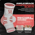 thumbnail image 2 of Special Essentials 1 Pair Ankle Brace for Men & Women: Relief for Plantar Fasciitis, Arch Support, Heel Spur Pain, Foot Swelling, Achilles Tendonitis, Ankle and Foot Compression Sleeve Sock, 2 of 7