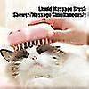 thumbnail image 3 of Steam Cat Brush, 3 in 1 Cat Steam Brush, Electric Cat Steam Brush, Cat Grooming Brush Silicone Coffee, 3 of 5