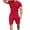 Red, variant on Stamzod Mens Short Sets 2 Piece Outfits Fashion Tracksuit Casual Short Sleeve Tshirt Shorts Slim Fitting Athletic Sports Sweatsuits