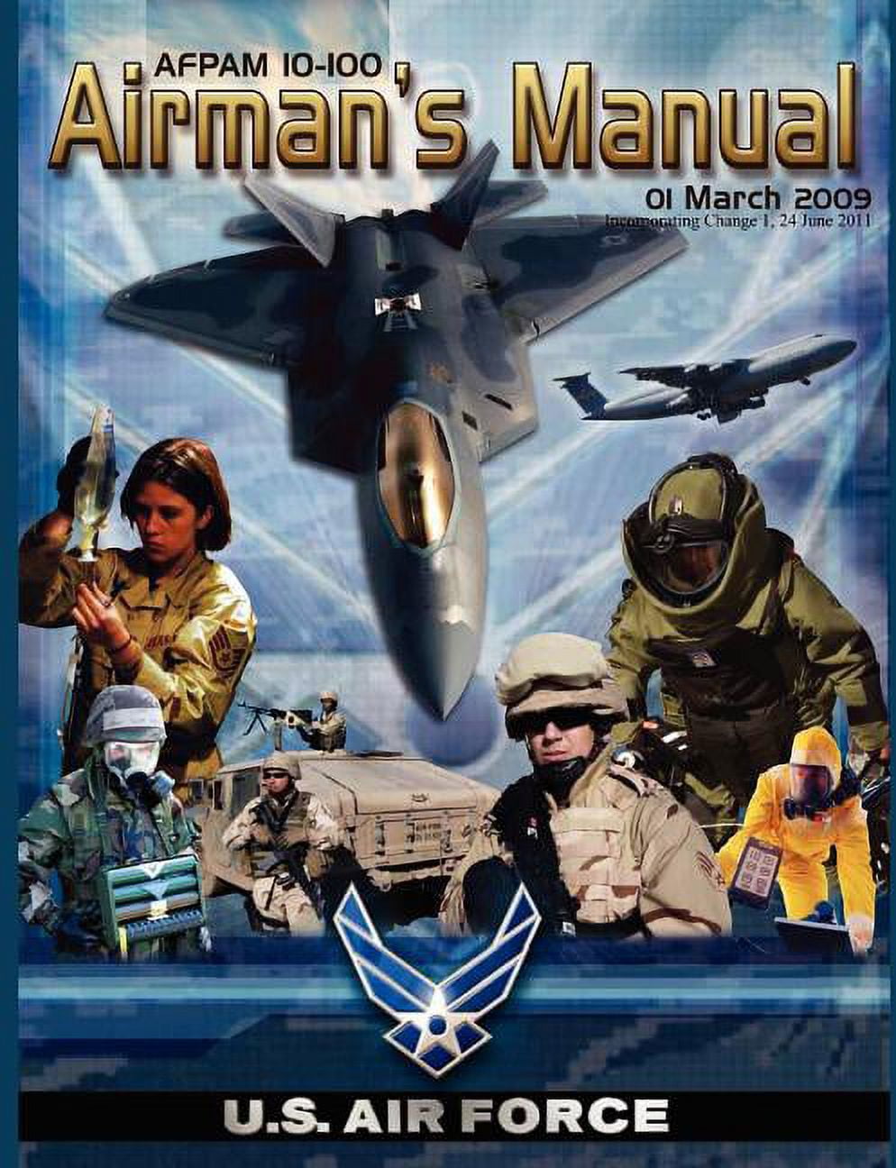 アメリカ　空軍　マニュアル　ポケット版　Air Force airman Airman's Manual by US Air Force , Paperback | Pangobooks
