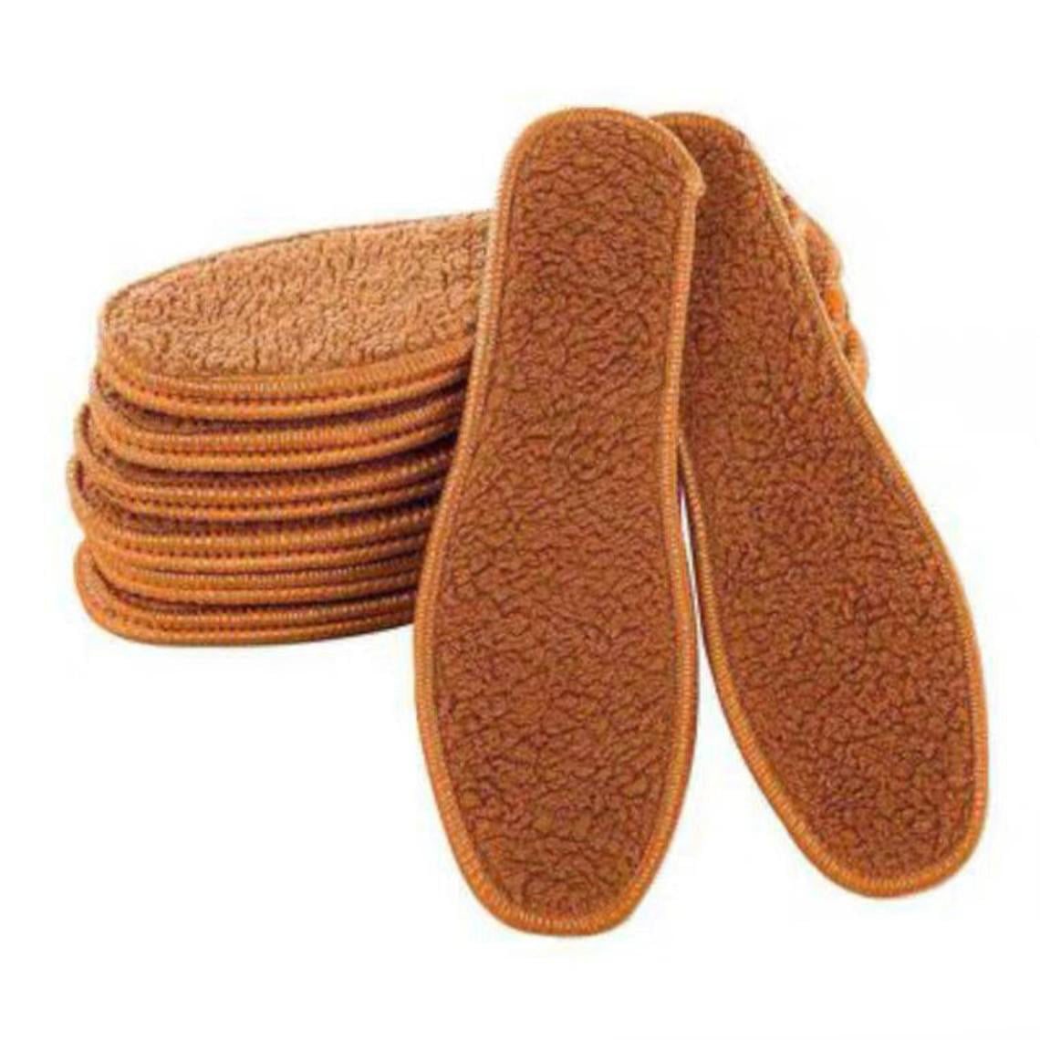 One Size Fits All Insole 4 Pairs of SOFT FLEECE WOOLEN INSOLES Cut-to-fit 