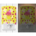 thumbnail image 2 of Caroline's Treasures BB7070CNL Ice Pop Popcicle Pink Yellow Ceramic Night Light, 6x4x3", multicolor, 2 of 2