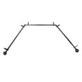 thumbnail image 2 of Central Design ABay-88-2 0.8125 in. Arabella Bay Window Curtain Rod with Side Rod Extends Upto 20 to 36 in. & Center Rod Extends Upto 38 to 72 in., Black, 2 of 4