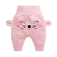 thumbnail image 1 of Pantalones de bebé de primavera y otoño, pantalones grandes de PP para niños y niñas, pantalones de protección abdominal de cintura alta para bebés, pantalones casuales para niños, 1 of 6