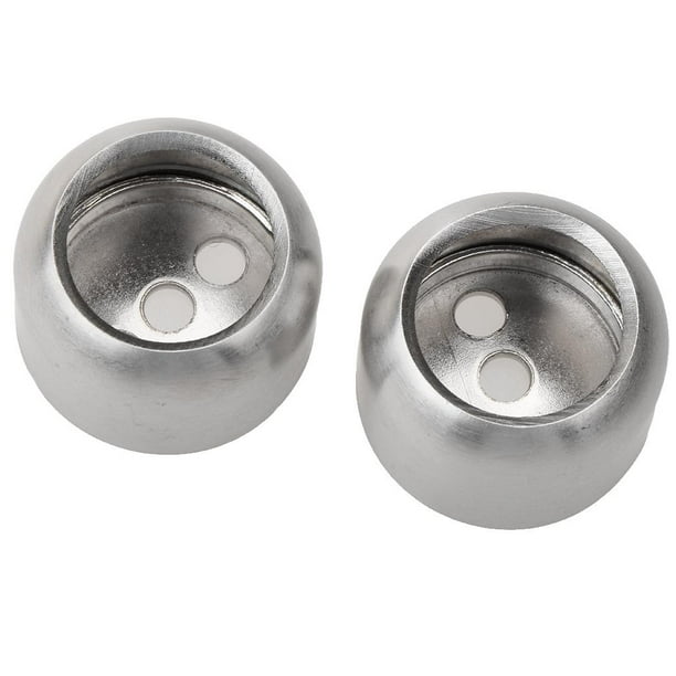 Soporte de tubo de 2 piezas para barra de ropa o toallero. Dia interno 25mm