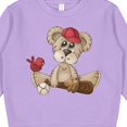 thumbnail image 3 of Inktastic Baseball Teddy Bear Toddler Sweatshirt, 3 of 4