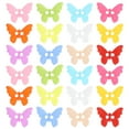 thumbnail image 5 of 100 Pcs Knitted Buttons Color Butterfly Buttons Child 1.50X1.30X0.20CM, 5 of 8