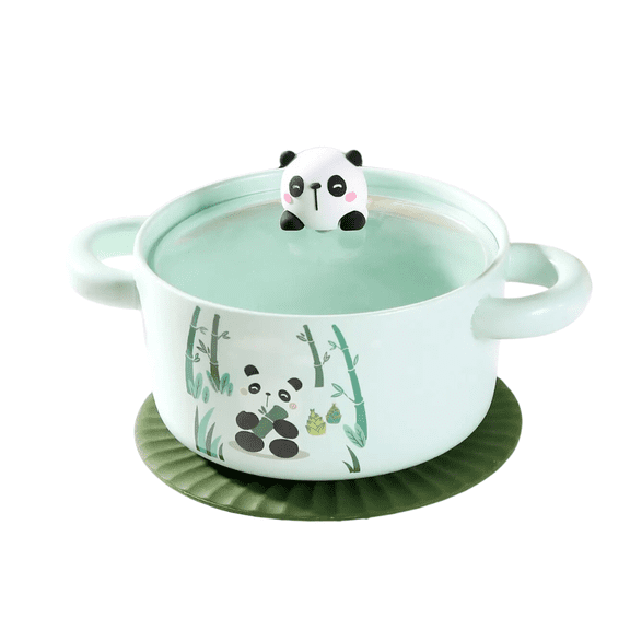 urban tokyo Cute Panda Bowl with Lid