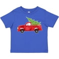 thumbnail image 3 of Inktastic Christmas Vintage Truck with Christmas Tree Boys or Girls Toddler T-Shirt, 3 of 5