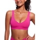 thumbnail image 1 of Top de Bikini CRZ YOGA en Forma de V con Relleno Rosa XL, 1 of 5