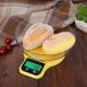thumbnail image 3 of Bearachild Báscula de cocina pantalla LCD electrónica Digital 5 kg/1g báscula para alimentos té café para postres herramienta de equilibrio de pesaje Cocina y Comedor amarillo, 3 of 4