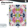 thumbnail image 4 of Stupell Industries Modern Kaleidoscopic Floral Mandala Canvas Art, 36 x 48, by Lisa Nohren, 4 of 8