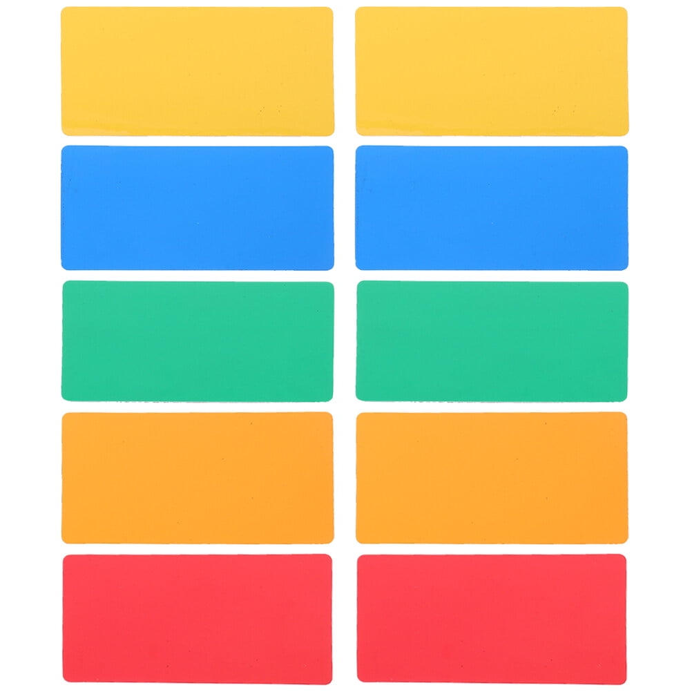 Dry Erase Labels 10Pcs Memo Tags Colored Display Label