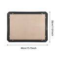 thumbnail image 3 of Silicone Baking Mat Convertible Oven Liner with Snap Corner Non‑Stick Reusable Baking Tray for Cookies Macarons Bread Pizza Home Baking Grey 11.81x15.75x0.02Inch, 3 of 6