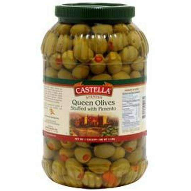 Spanish Queen Olives Stuffed with Pimento, Dr.Wt. 4.5 lbs