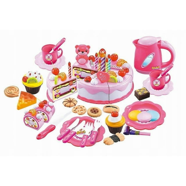 Birthday set - Cutting cake 80 elements