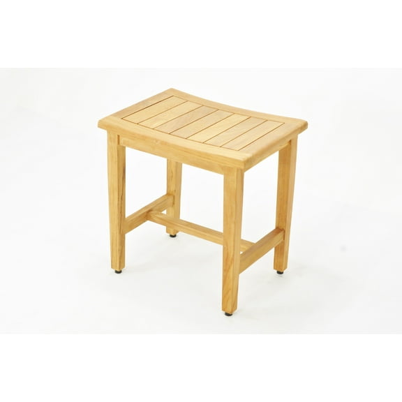 Grade-A Teak Wood Wina Shower Seat 18" Outdoor Patio Stool Bench
