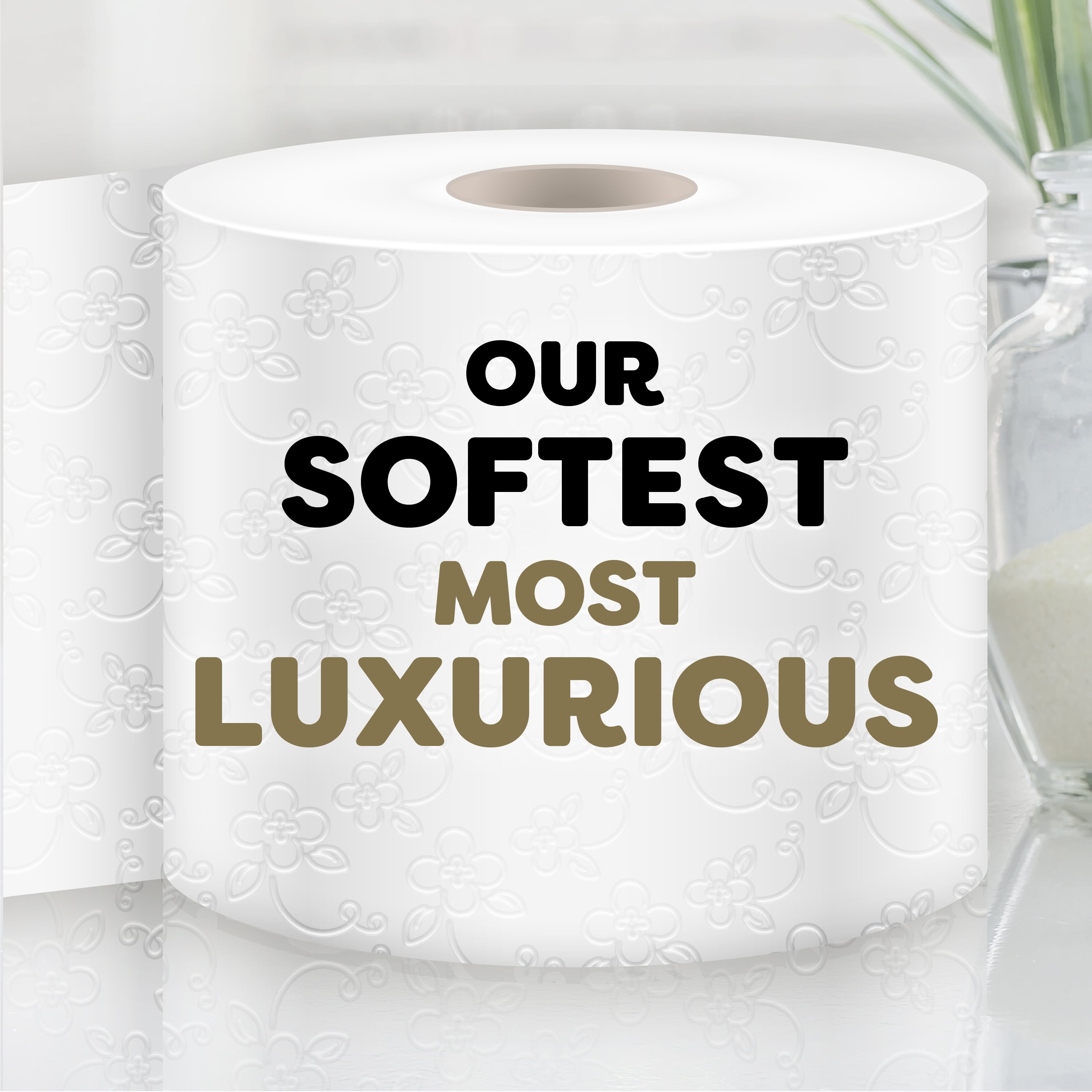 Purex UltraLuxe Premium Soft & Strong Toilet Paper, Hypoallergenic and Septic Safe, 12 Mega Rolls = 48 Single Rolls.