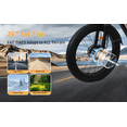 thumbnail image 4 of ORLMS MN 6 All-Terrain E Mountain Bike, 3000W Dual Motor Electric Bike, 26" x 4.0" Fat Tires, Hydraulic Disc Brakes, Shimano 7-Speed, Khaki, 4 of 7
