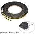 thumbnail image 4 of Sealing Foam Tape 5mm Wide 3mm Thick 5m/16.4ft Long, Self Adhesive Weather Strip for Window Door Insulation, Pack of 2, 4 of 4