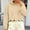 Beige, variant on Cropped Hoodie Women Casual Elegant Cute Scalloped Hem Crop Sweatshirts Long Sleeve Drawstring Pullover 2026 Fall Soft Lightweight Hooded Tops Daily Travel Outfits, Beige L
