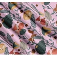 thumbnail image 3 of Soimoi Cotton Cambric Fabric Floral,Porcupine & Fox Cartoon Printed Fabric 1 Yard 56 Inch Wide, 3 of 7